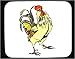 K&uuml;che & Haushalt : Mauspad mit Dekoration - Bantam Books, Huhn, Geflügel, Hahn, Hahn
