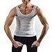 AGPTEK® Men Slimming Body Shaper Vest Shirt Lose Weight Underwears - M White