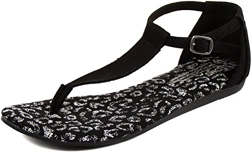 Toms - Womens Playa Sandal In Black Snow Leopard