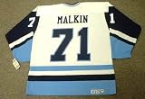 EVGENI MALKIN Pittsburgh Penguins 1970's CCM Vintage Throwback Home Hockey Jersey