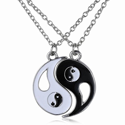 RevoLity Best Friends Yin Yang Necklaces on Cord Necklaces