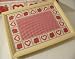KNIETABLETT ROMANTIC ROSE LANDHAUS FÜR NOTEBOOK LAPTRAY  FB. ROT