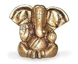 Produkt-Bild: Ganesha Statue sitzend Figur aus Messing, H&ouml;he 3 cm indischer Gott Elefantengott