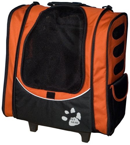Pet Gear I-GO2 Escort Roller Backpack for cats and dogs up to 15-pounds - Copper