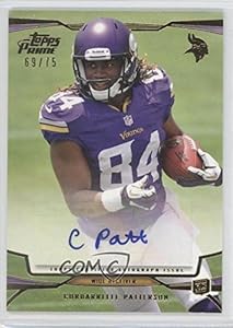 Cordarrelle Patterson #69/75 Minnesota Vikings (Football Card) 2013 Topps Prime Autograph Rookie Variations Gold #105