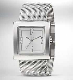 Funky Large Square Mesh Watch