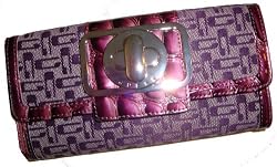 Women's Guess Checkbook Wallet Available in Several Colors Enchanted SLG