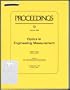 Optics in Engineering Measurement (Proceedings of Spie)