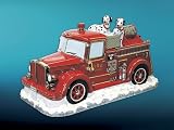 RADKO SANTAS FIRE TRUCK BRIGADE Dalmatians Cookie Jar