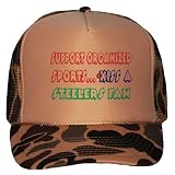 Support Organized Sports Kiss A STEELERS Fan Adult Brown Camo Mesh Back Hat / Baseball Cap