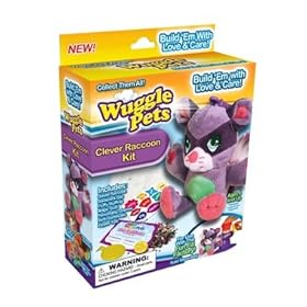  Wuggle Pets As Seen On TV Clever Raccoon Kit