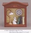 Reutter Porcelain Miniature Lamp Mini Shadowbox