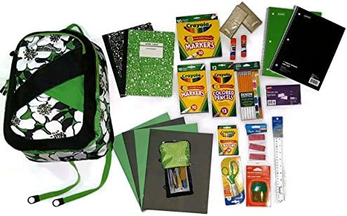 Kindergarten, 1st, 2nd, 3rd, 4th and 5th Grade Crayola and High Sierra Backpack Back-to-school Supplies Bundle
