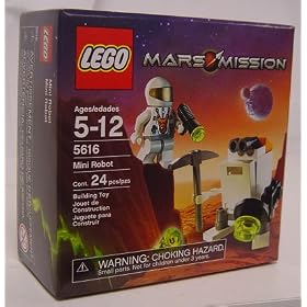 Lego Mars Mission Exclusive Mini Figure Set #5616 Mini Robot