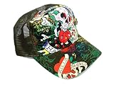 New Ed Hardy Trucker's Cap Rhinestone - Love Dies Hard - Olive Green
