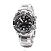 Seiko Chronograph Black Dial Stainless Steel Mens Watch Watch SSA057