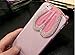 Anven Hybrid 3D Handmade TPU Rubber Gel Rabbit Ear KickStand Case Cover for Apple IPhone 6 (4.7 Inch) - Pink
