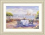 IMAGE OF Venice View Framed Art Print by Linda Lee, 33.13 in. x 26.63 in. Framed
