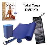Yoga DVD Kit LIMITED time offer - Total Yoga: Earth with 4mm or 5mm mat (DVD, mat, block, bag and strap)