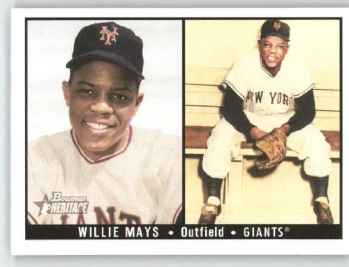2003 Bowman Heritage #171B Willie Mays DI - San Francisco Giants (Dual Image) (Baseball Cards)