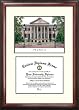 College of Charleston Scholar Scholar Mahogany Framed Lithograph w/Diploma Opening