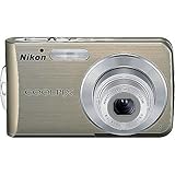 Nikon Coolpix S210 8MP Digital Camera with 3x Optical Zoom (Brushed Bronze) ....