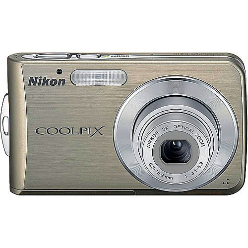 Nikon Coolpix 8MP Digital Camera with 3x Optical Zoom (Brushed Bronze) S210
