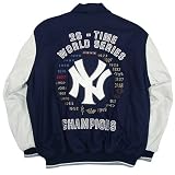New York Yankees World Series Championship Varsity Leather/wool Jacket