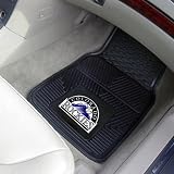 Nifty 8836 MLB-Colorado Rockies Vinyl Universal Heavy Duty Fan Floor Mat