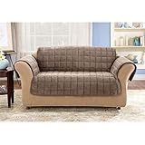 Sure Fit Deluxe Sofa Pet Throw, Sable
