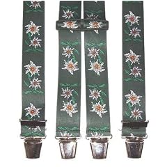 Hosentr�ger mit 4 starken Clips Edelwei� in 4 Farben
