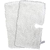 Flammi 2pcs Replacement Pads for Shark Steam Pocket Mops S3500 series, S3601, S3550 and S3901 Household Microfiber Dust Pads Cleaning Pad(12.5*7inches,White)