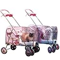 Fifth Avenue Pet Stroller, Pink