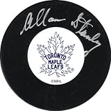 Allan Stanley Toronto Maple Leafs Autographed Hockey Puck