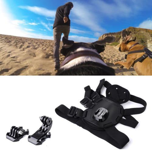 VolksPro Xiaomi Yi Dog Harness for Xiaomi Yi Action Camera and SJ Sport Camera Compatible with GoPro Hero 4 Hero 3+ Hero 3 GoPro Hero