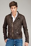 Diesel Limpid Brown Leather Jacket