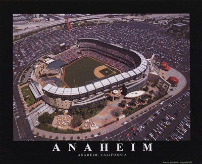 (8x10) Los Angeles Angels Angel Stadium of Anaheim California Sports Poster Print