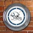 Indianapolis Colts Team 14" Neon Clock NFL Football Fan Shop Sports Team Merchandise