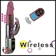 Remote Control Pearl Rabbit Vibrator Waterproof (Pink)