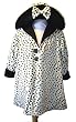 Boutique Dalmation Print Minky Reversible Coat & Hat Set Size 4T
