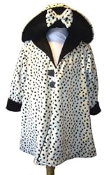 Boutique Dalmation Print Minky Reversible Coat & Hat Set Size 4T