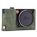 Megagear MG1285 Leica TL2, TL Ever Ready Genuine Leather Camera Half Case & Strap with Battery Access, Green