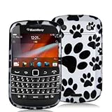 Dog Paw Design Crystal Hard Skin Case Cover for Blackberry Bold Touch 9900  ....