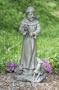 22" Saint Francis of Assisi Garden Statue with Animal Accents
