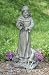 22" Saint Francis of Assisi Garden Statue with Animal Accents