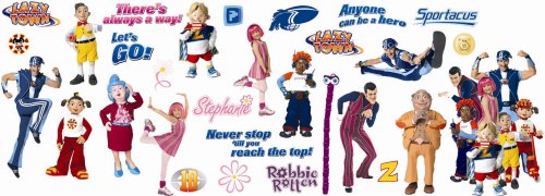 Childrens Toyshop   : Decofun, Lazy Town Wall Sticker Stikarounds