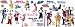 Decofun, Lazy Town Wall Sticker Stikarounds