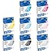Epson 8 Color Ink Set with Matte Black for the Stylus R2400 Inkjet Printer.