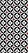 Creative Converting Touch of Color 16 Count Guest Napkins, Cathedral Window, Classic Red/Black Velvet