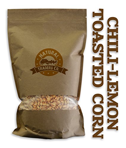 Natural Traders Chili-lemon Toasted Corn Nuts - 1lb Bag - Kosher, Non Gmo, Gluten Free